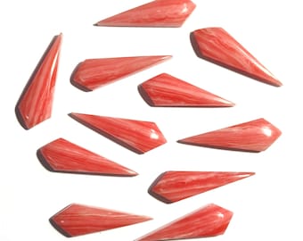 AAA+ Rhodochrosite Cabochon Orange Oval Shape Gemstone calibrated, flatback cabochon, Gemstone available in sizes from 7x14MM to 15x30MM