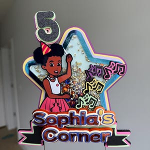 Gracie’s Corner Shaker Cake Topper