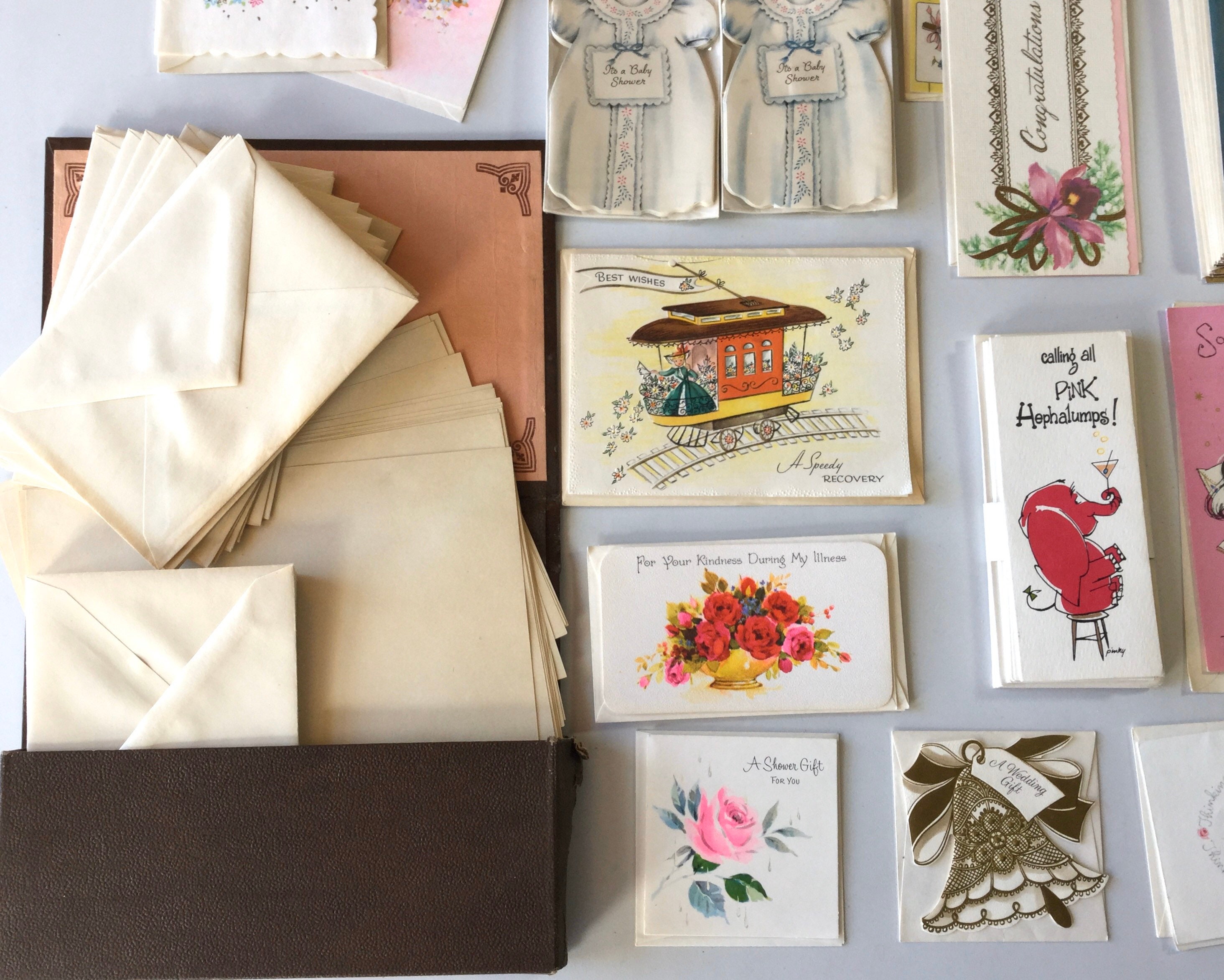 Greeting Cards W Envelopes Assortment 60 Pieces Etsy