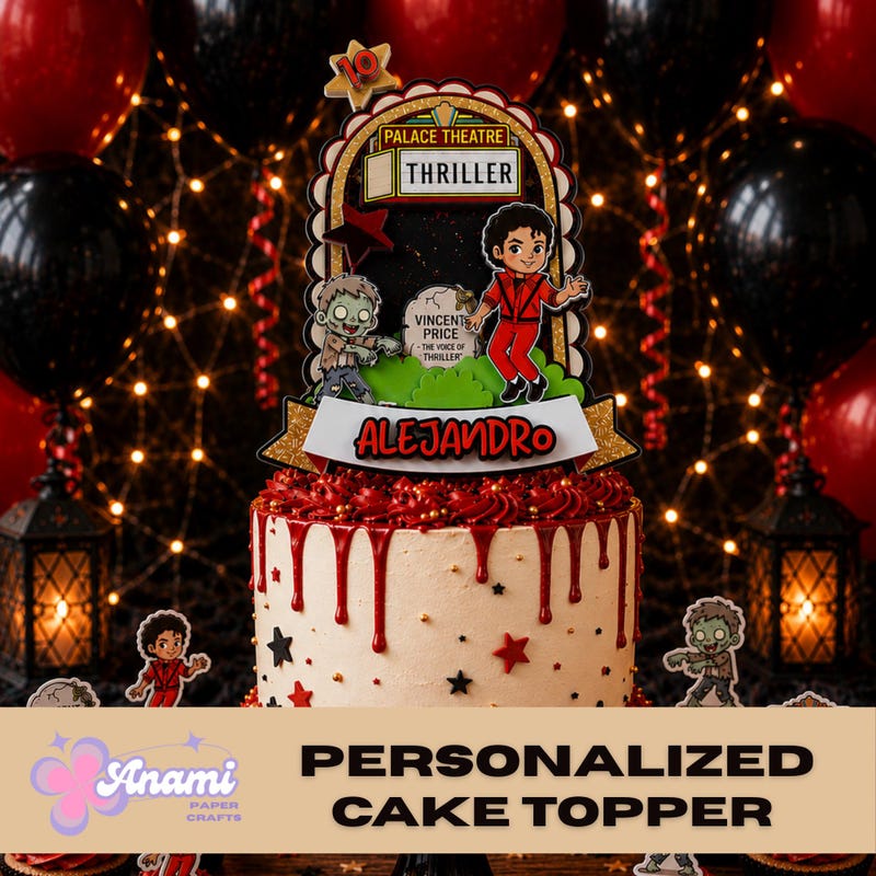 Thriller Cake Decor - Etsy