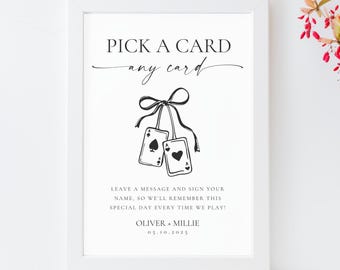Enseigne de livre d'or de mariage : modèle minimaliste sur toile (téléchargement numérique)