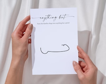 Dirty Bachelorette Party Game: Funny Adult Hen Party Printable (Canva Template)