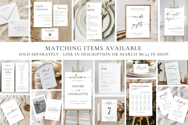 1177 R Sign Minimalist Wedding Bathroom Basket Sign Template (digital Download ...