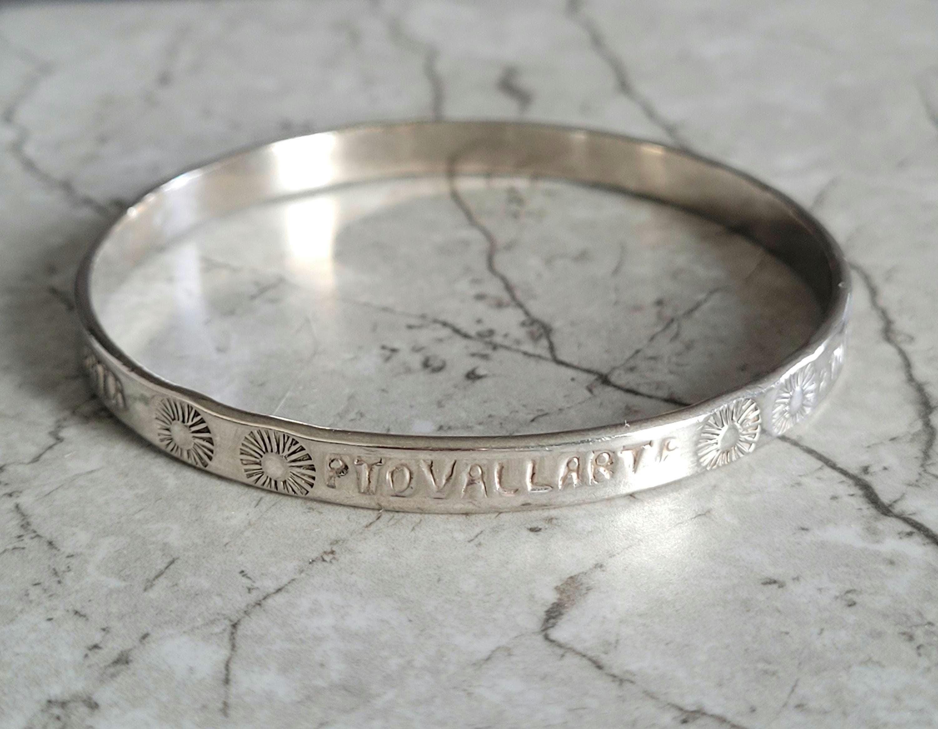Mexico Silver Bangle - Etsy