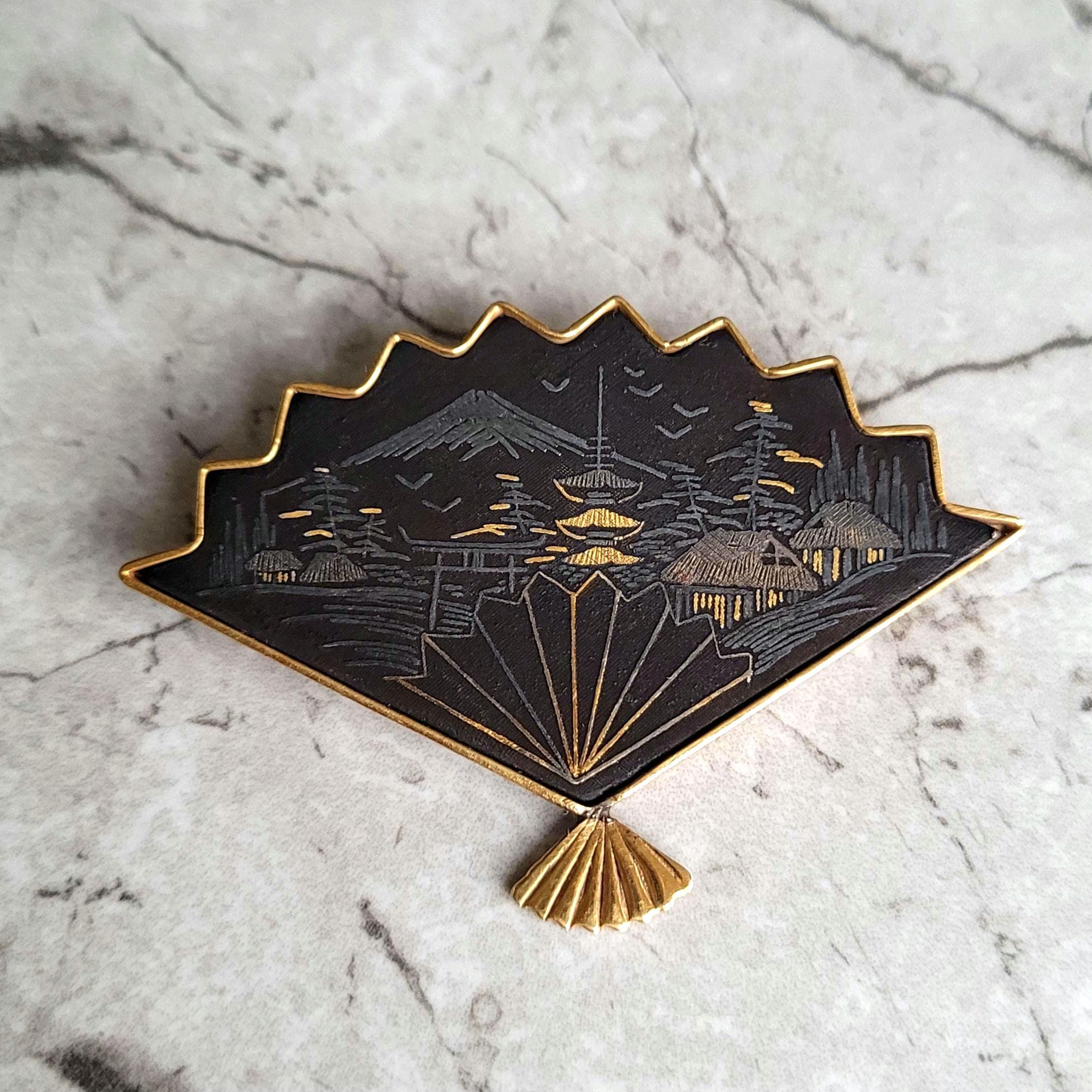 Vintage Japan Brooch - Etsy