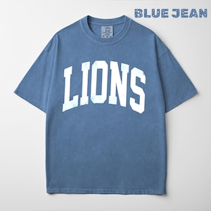 Vintage Lions Game Day Shirt: Comfort Colors Football Tee