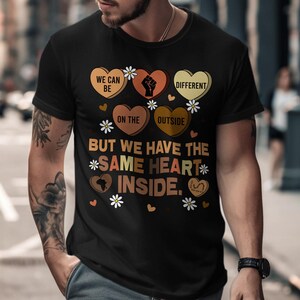 Unity T-Shirt, Same Heart T-Shirt, Equality T-Shirt, Peace T-Shirt, Love T-Shirt, Graphic Tee, Positive Message T-Shirt