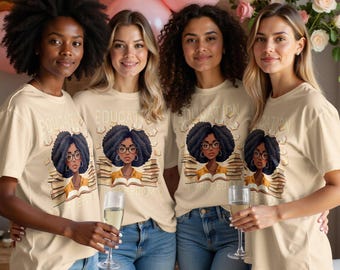 Black Woman Reading T-Shirt, Education is Freedom, Teacher Gift