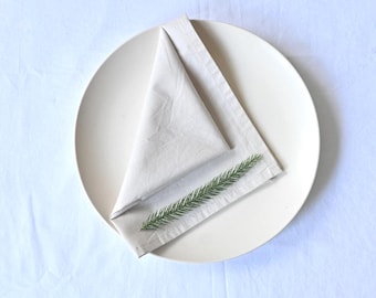 Set of 100 Natural Cotton Napkins: Soft, Reusable, Boho Table Decor