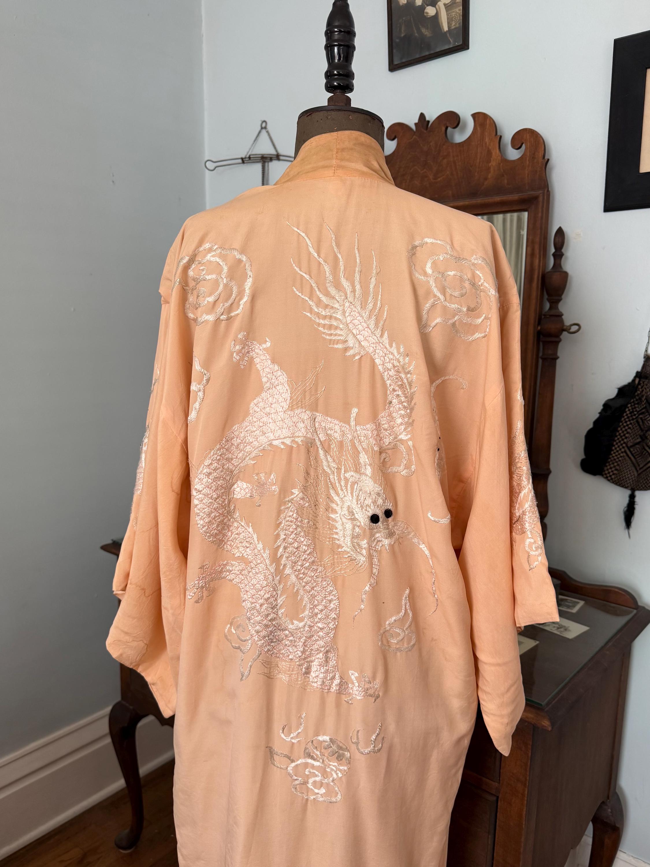 Vintage Silk Smoking Jacket - Etsy