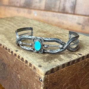 Navajo Turquoise Cuff - Etsy