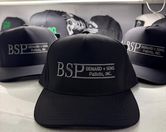 Casquette de golf brodée 5 panneaux, casquette à logo personnalisé