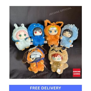 Naruto Sasuke Toys Original EAKI 1000% Authentic Beast Party Plushie Series Blind Box