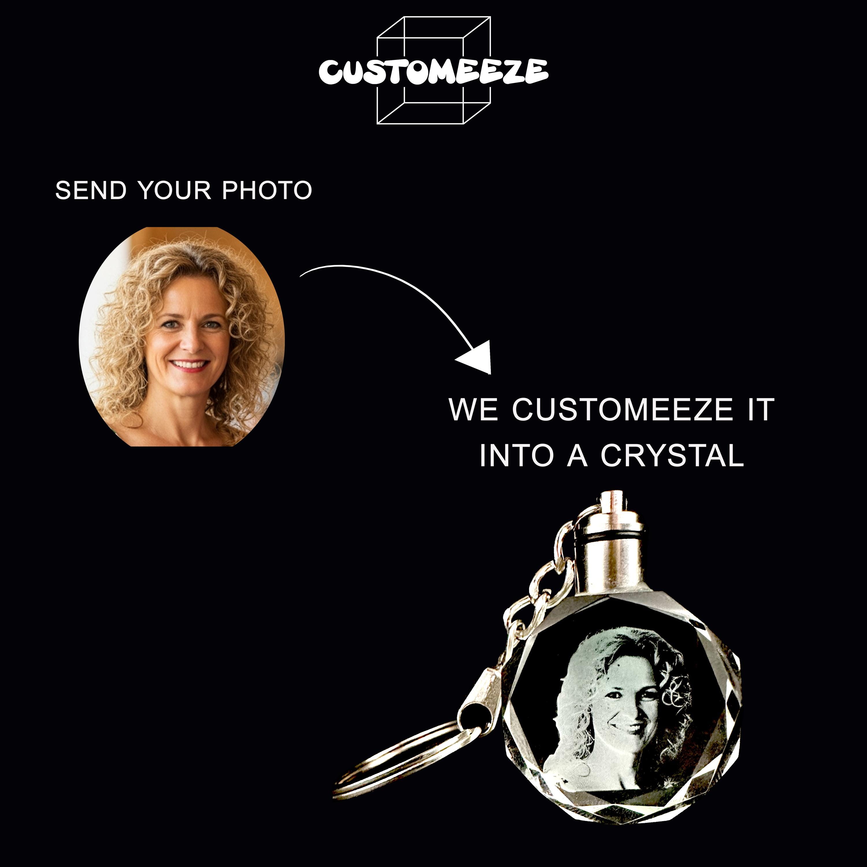 50pcs Clear Acrylic Photo Keychains - Round Picture Frame Key Rings For Custom DIY Decorations