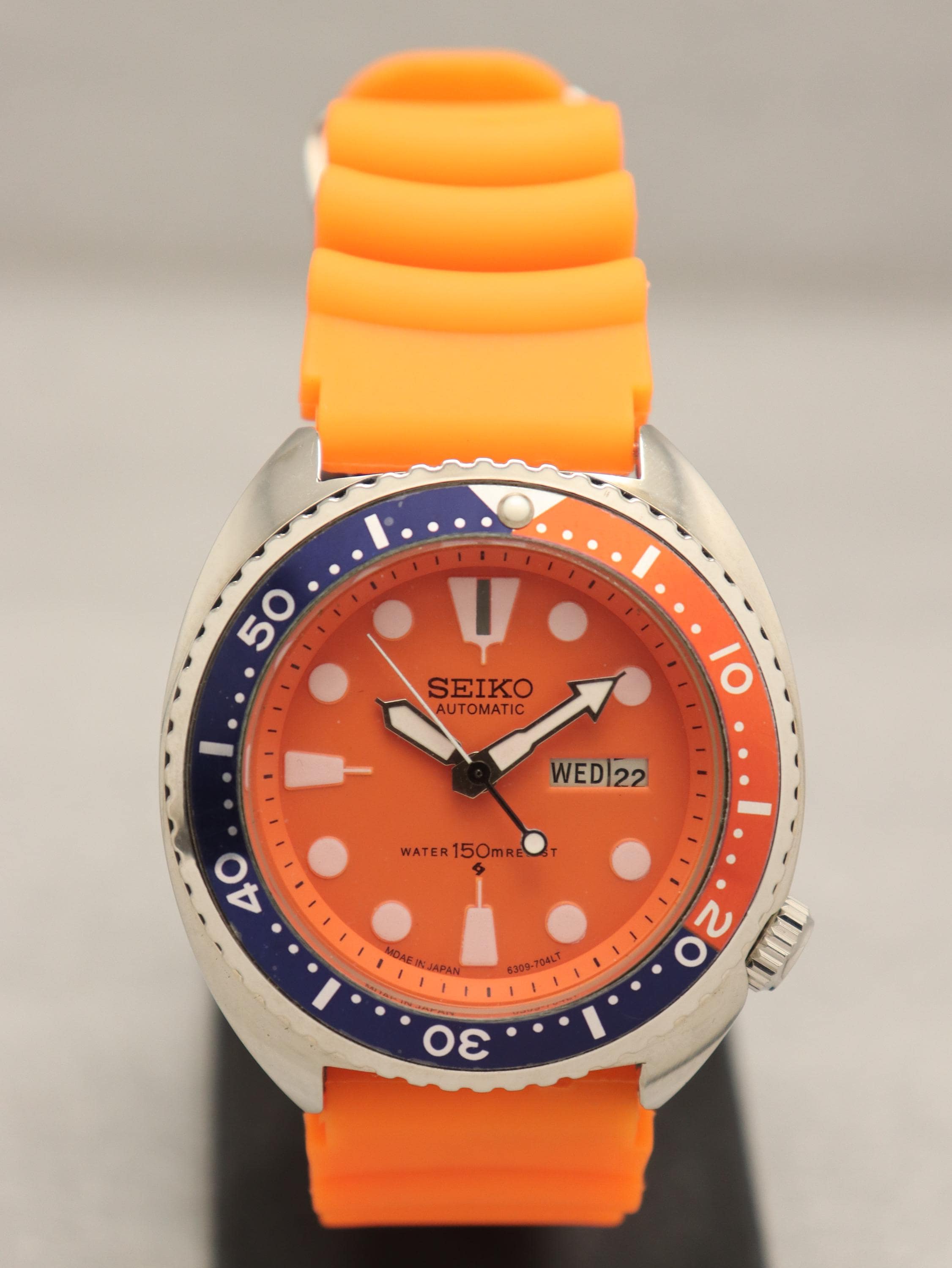 Shop Seiko Mango Seiko Turtle Yellow Dive Watch UK - Main Image