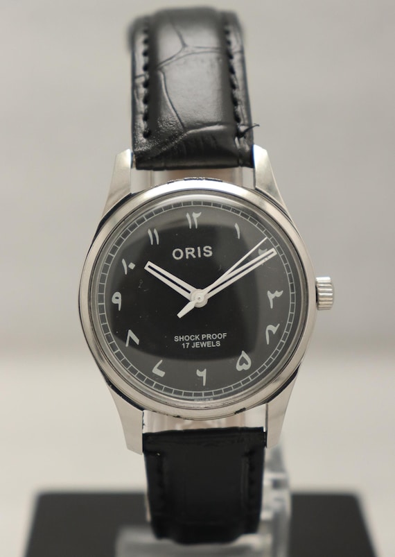 ヴィンテージ オリス アラビア文字盤 メンズウォッチ：スイス製手巻き
