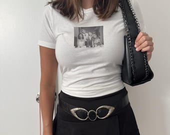 T-Shirt, Sex and the City Iconic Scene Fashion y2k Nostalgia Tee, Women's Graphic Shirt, Retro TV Show Top, Trendy Clothing Gift, Vintage