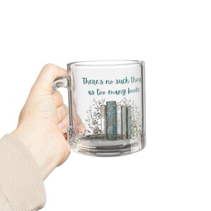 Clear Glass Coffee Mug: Summer Vibes Drinkware, 10oz