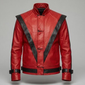 Michael jackson red thriller leather jacket - Etsy 日本