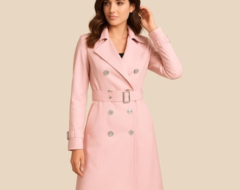 Women’s Trench Coat | Long Wool Coat for Women | Ladies Wool Jacket | Elegant Women Long Coat | Stylish Coat by Stylish Outfits Handmade