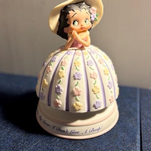 Betty Boop Southern Belle Spinning Music Box Gone With The Wind