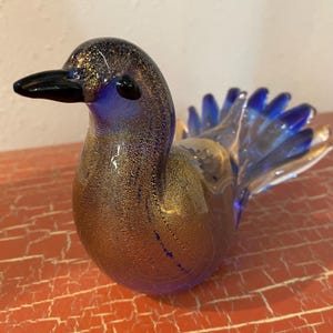 Formia　鳥　ガラス　イタリア　オブジェ　 Vetri Di Murano Formia Murano Glass - Etsy