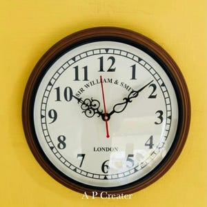 William and Smith Clock - Etsy