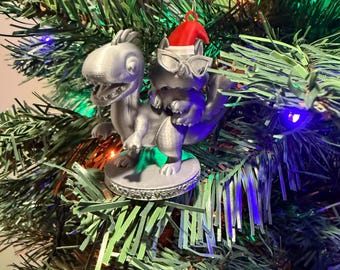 Dungeon Crawler Carl Christmas Ornament: Donut Riding Mongo (3D Printed)