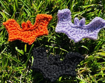 Crochet Bat Applique Pattern | Easy Halloween DIY (PDF Pattern)