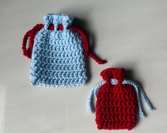 Crochet Drawstring Pouch Pattern: Beginner-Friendly Small Gift Bag (PDF Pattern)