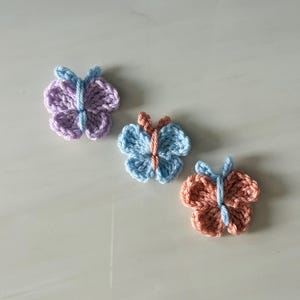 Crochet Butterfly Pattern PDF – Easy & Cute Appliqué Design, Beginner-Friendly Digital Download