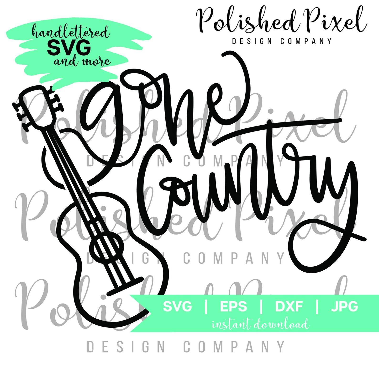 Handlettered Gone Country SVG Gone Country t-shirt design | Etsy