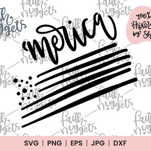 Merica SVG, America SVG, 4th of July SVG, Independence Day svg, American decal svg, 4th of July cut file, 'Merica cut file