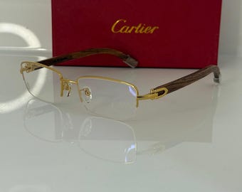Vintage wooden Cartier eyeglasses