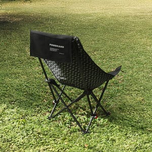 Tailgating Chair, Outdoor Reclining Camping gear with Pillow, 3-Position Adjustable, Waterproof & Portable Patio Seat for Outdoor Living