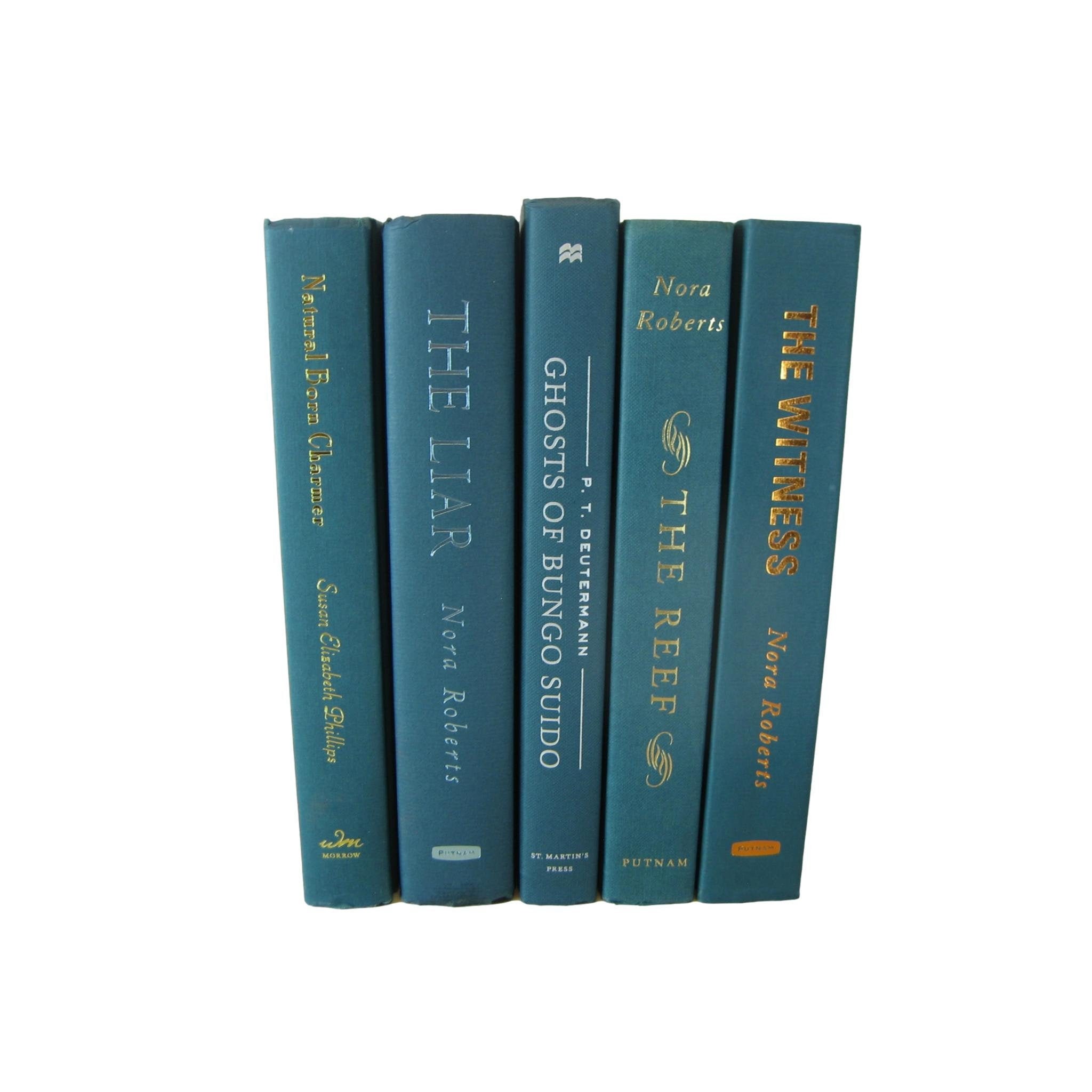 Green Decorative Books by Color Mantel Decor Book Stack for - Etsy Finland