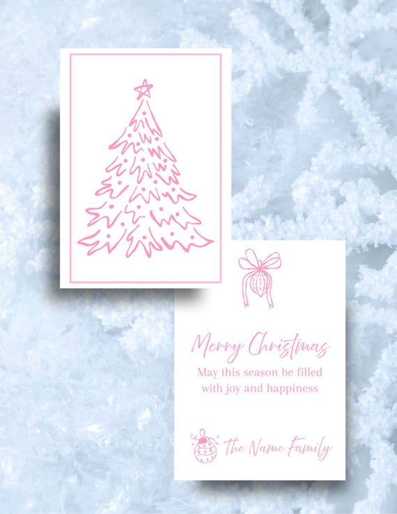 Minimalist Christmas Tree Digital Card