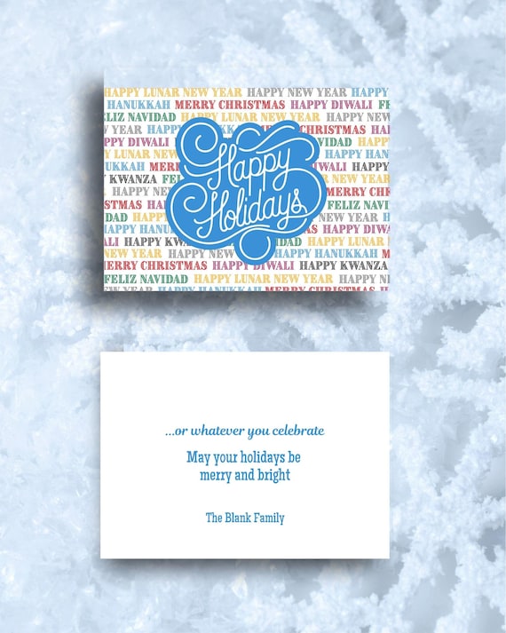 Happy Holidays Happy Everything Digital Card