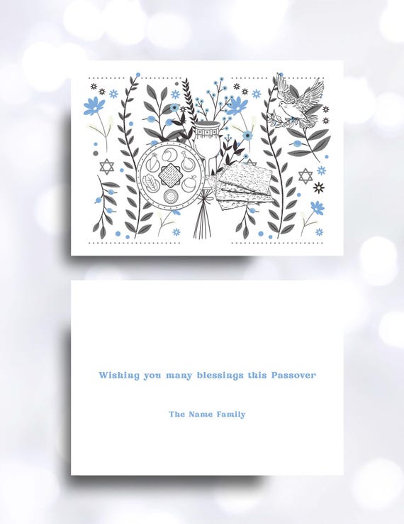 Simple Passover Digital Greeting Card