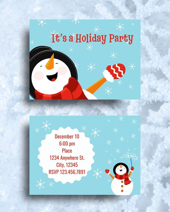 It's a Holiday Party Digital Invitation