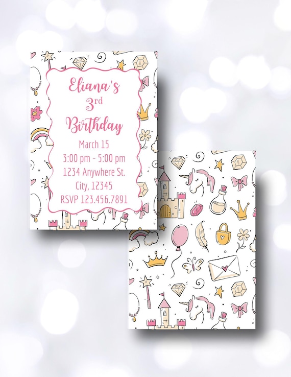 Little Princess Things Digital Invitation