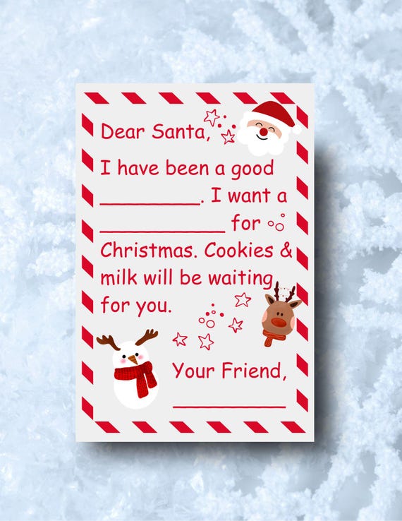 Dear Santa Digital Download