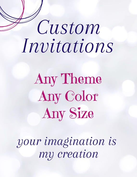 Custom Digital Invitations for Every Occasion