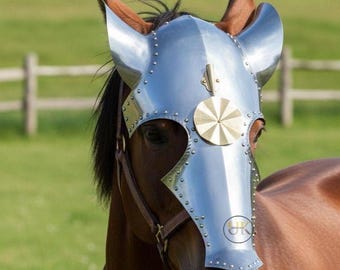 インディアン雑貨 鎧 馬具 中世騎士の馬鎧マスク｜バトルコスプレヘルメット - Etsy 日本