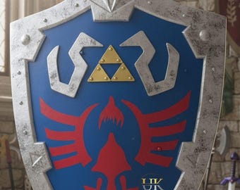 ハイリアの盾 - ゼルダの実物大1:1金属レプリカ BOTW、TOTK、オカリナ