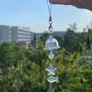 Suministro de amuletos para teléfono, bonito llavero colgante para coche, pequeño producto, para cámara CCD, tarjeta, libro, decoración, bricolaje, bolso con cuentas, colgante, llavero colgante