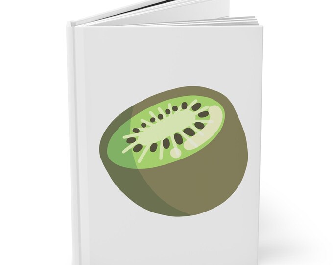 Fruit Hardcover Journal, Colorful Berry Lemon Avocado Kiwi Sketchbook, A5 Notebook for Journaling, Meal Planning, Creative Writing, Matte