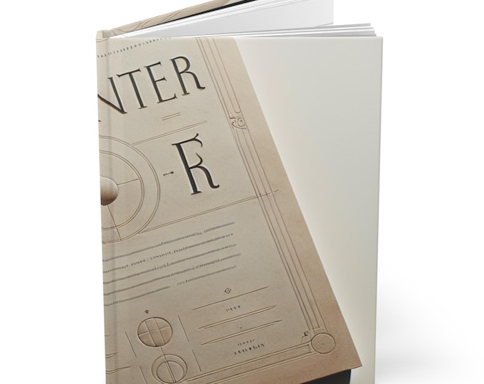 Elegant Journal for Creative Thinking, European Minimalism Style, Artists, Writers, Dreamers, Bullet Journal, Goal Setting, Daily Reflection