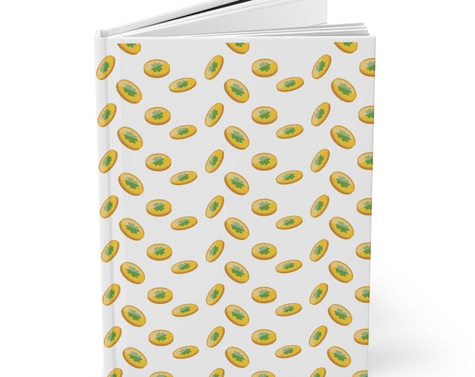 Cute Avocado & Kiwi Hardcover Journal - A5 Fruit-Themed Stationery for Teens, Kids, Food Lovers - School, Note-Taking, Doodling, Planner