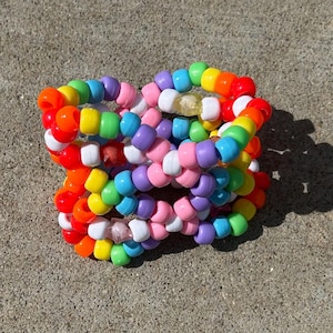 Rainbow Kandi Cuff